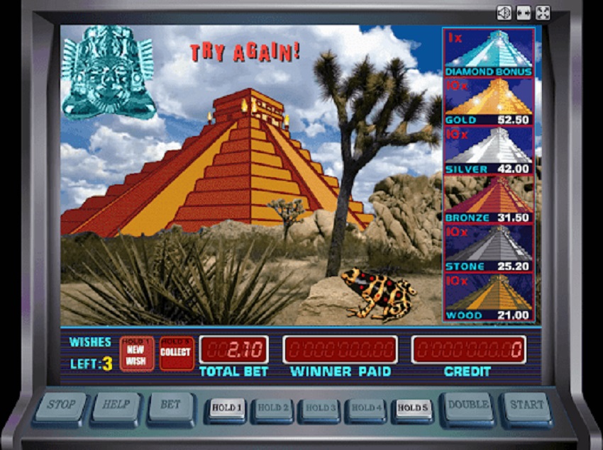 aztec pyramid игровой автомат