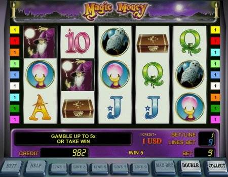 бесплатные игровые автоматы магия денег