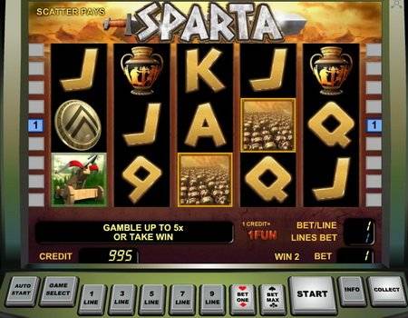Игровой автомат спарта играть игры на деньги без вложений игровые автоматы