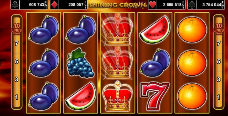 shining crown игровые автоматы